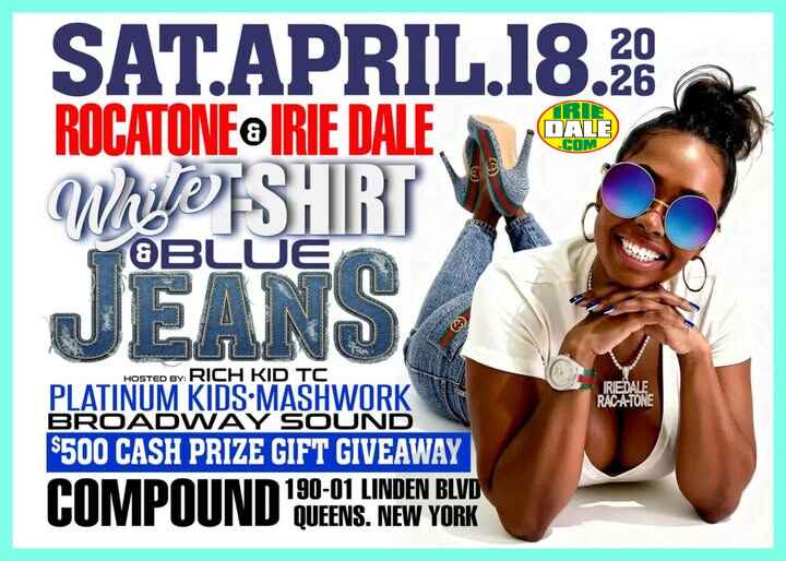 White T-Shirt & Blue Jeans